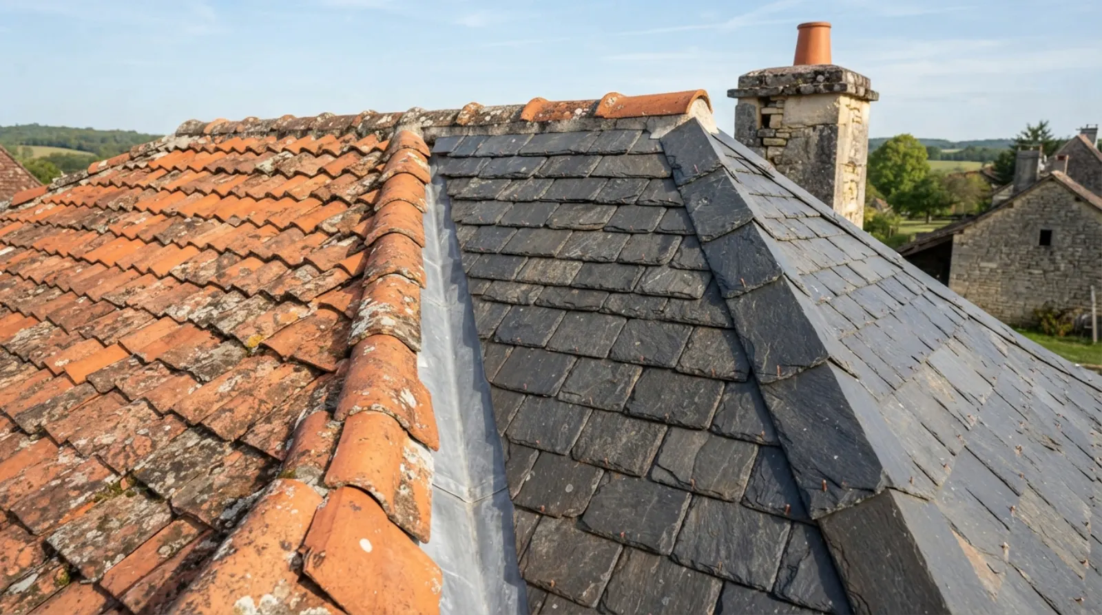 Souche de cheminée et solins : un point de fuite fréquent